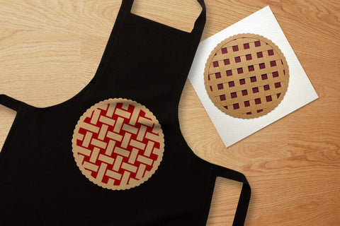 Lattice Crust Pie SVG Designed by Geeks 