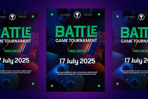 Latunner - Gaming Display Font Font twinletter 