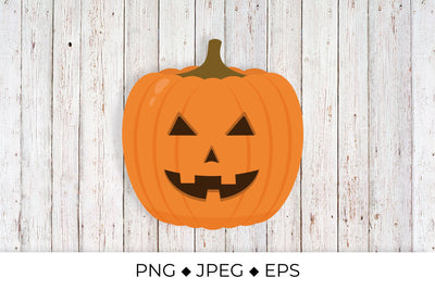 Laughing Halloween Pumpkin. Cute cartoon Jack-o'-Lantern Sublimation LaBelezoka 