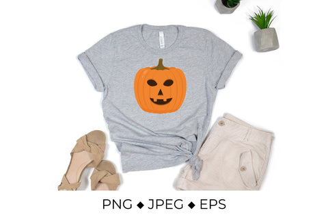 Laughing Halloween Pumpkin. Cute cartoon Jack-o'-Lantern sublimation Sublimation LaBelezoka 