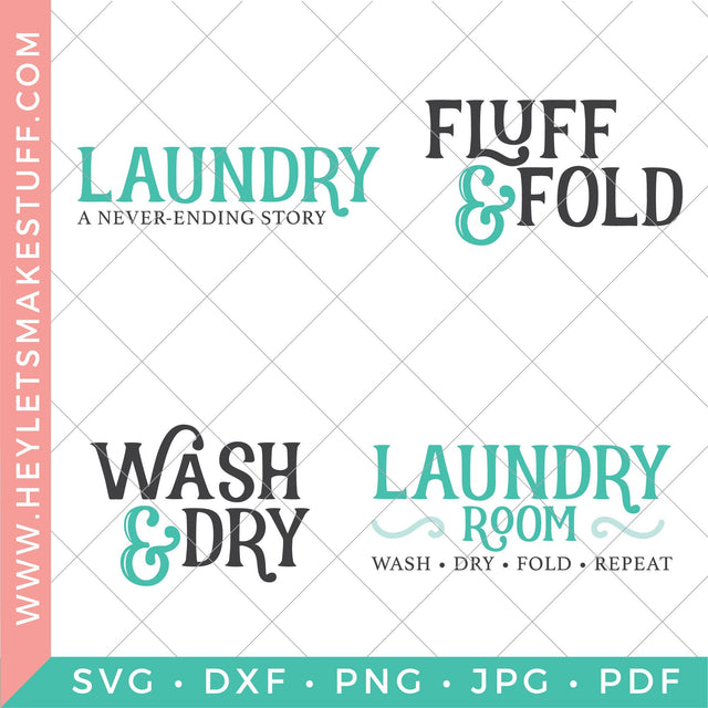 Laundry Bundle SVG Hey Let's Make Stuff 