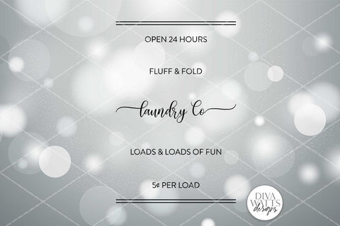 Laundry Co SVG | Modern Farmhouse Sign Design SVG Diva Watts Designs 