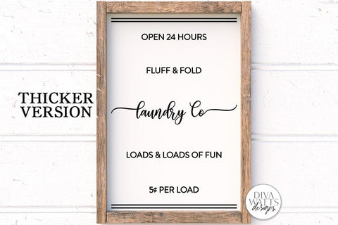 Laundry Co SVG | Modern Farmhouse Sign Design SVG Diva Watts Designs 