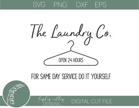 Laundry Company Do It Yourself SVG SVG Linden Valley Designs 