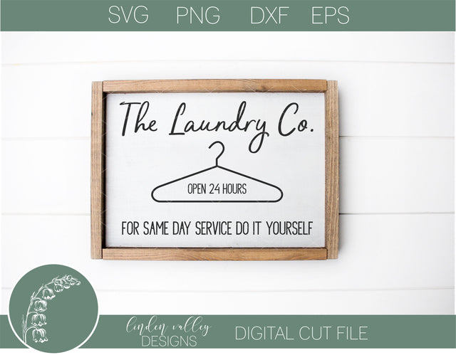 Laundry Company Do It Yourself SVG SVG Linden Valley Designs 