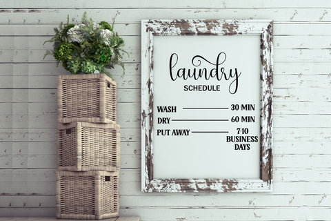 Laundry Room Sign SVG Bundle I Funny Laundry SVG Bundle SVG Happy Printables Club 