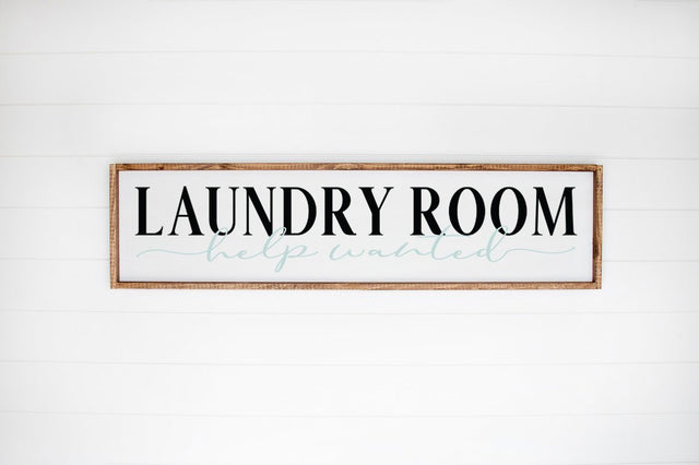 Laundry Room Sign SVG - Laundry Room. Help Wanted SVG Simply Cutz 