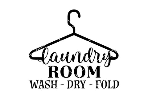 Laundry Room SVG - Wash Dry Fold SVG So Fontsy Design Shop 