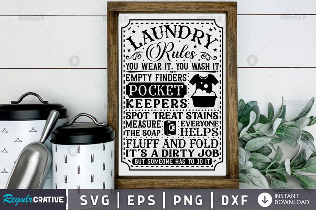 Laundry rules you SVG SVG Regulrcrative 