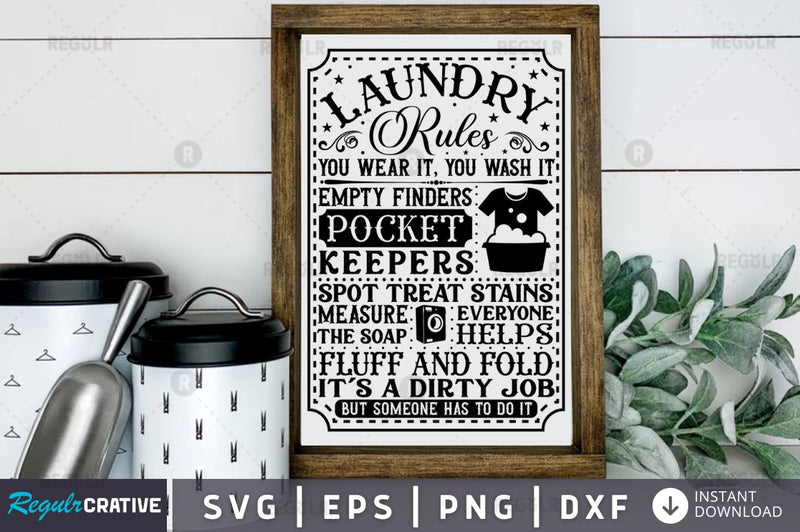 Laundry rules you SVG SVG Regulrcrative 