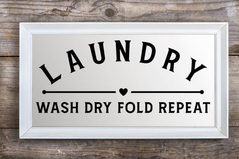 Laundry Sign SVG Bundle SVG DESIGNISTIC 