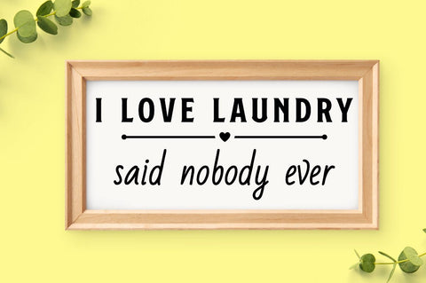 Laundry Sign SVG Bundle SVG DESIGNISTIC 