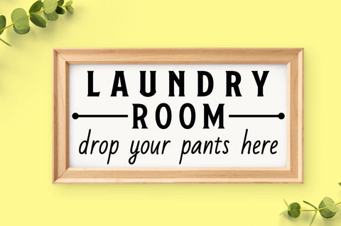 Laundry Sign SVG Bundle SVG DESIGNISTIC 