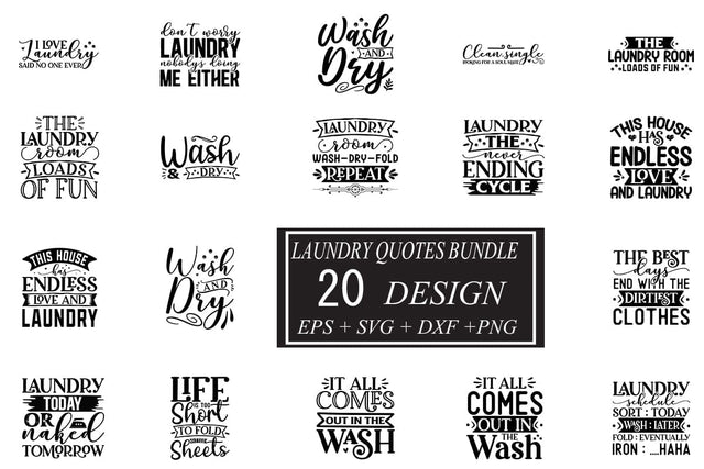 Laundry SVG bundle 20 design SVG svgteam 