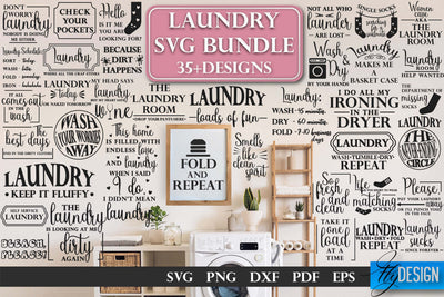 Laundry SVG Bundle | Home Design SVG | Family Quotes SVG Fly Design 