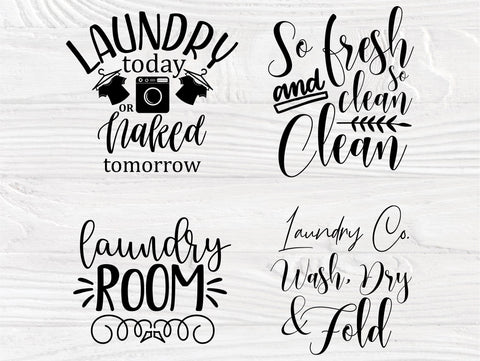 Laundry SVG Bundle, Laundry Room Signs, Cut Files SVG TonisArtStudio 