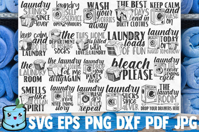 Laundry SVG Bundle SVG MintyMarshmallows 