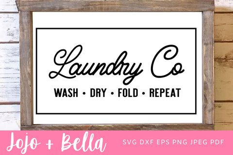 Laundry Svg, Cut File, Laundry Room Svg, Laundry Sign Svg, House Svg, Family Svg, Home Svg, Farmhouse Svg, Svg Files For Cricut SVG Jojo&Bella 