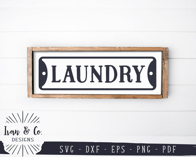 Laundry SVG Files | Laundry Room Svg | Farmhouse Svg | Indicator Svg | Vintage Sign Svg | Commercial Use | Digital Cut Files (1144158266) SVG Ivan & Co. Designs 