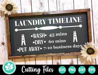 Laundry SVG | Laundry Room SVG | Laundry Timeline SVG TrueNorthImagesCA 