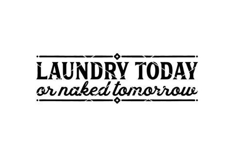 Laundry Today Or Naked Tomorrow SVG SVG So Fontsy Design Shop 