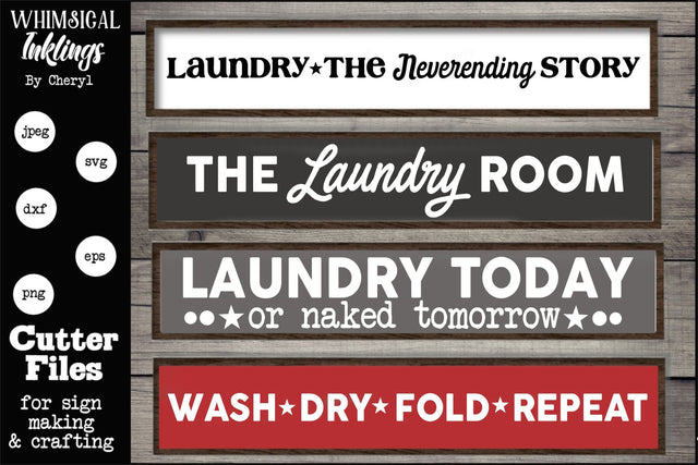 Laundry Today SVG Set SVG Whimsical Inklings 