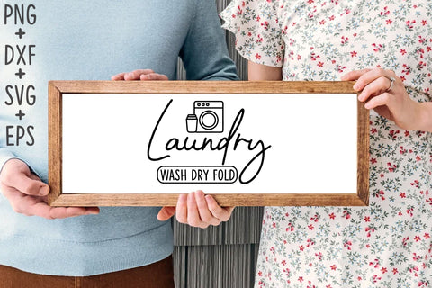 Laundry Wash Dry Fold SVG Rupkotha 