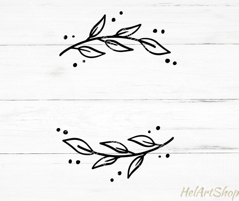 Laurel border svg SVG _HelArtShop_ 