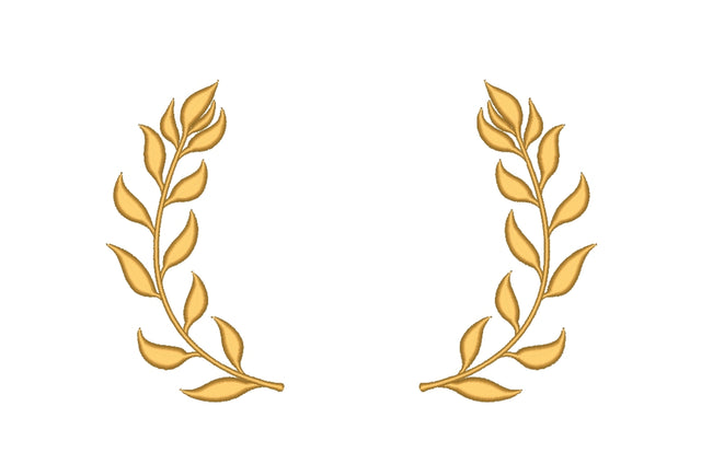 Laurel Embroidery Design, 6 sizes Embroidery/Applique DESIGNS Nino Nadaraia 