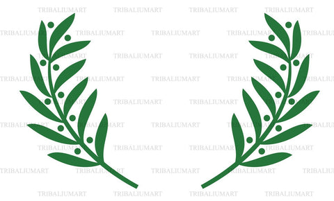 Laurel leaf SVG TribaliumArtSF 