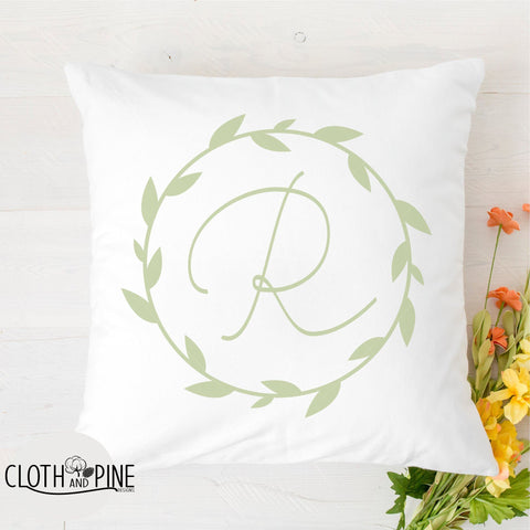 Laurel Wreath Monogram Wreath Mini Bundle. SVG Cloth and Pine Designs 