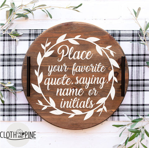 Laurel Wreath Monogram Wreath Mini Bundle. SVG Cloth and Pine Designs 