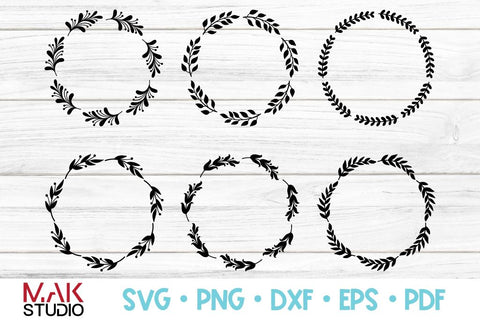 Laurel wreath svg bundle, Laurel wreaths svg, Wreath svg, Laurel svg SVG MAKStudion 