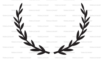 Laurel wreath SVG TribaliumArtSF 