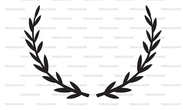 Laurel wreath SVG TribaliumArtSF 