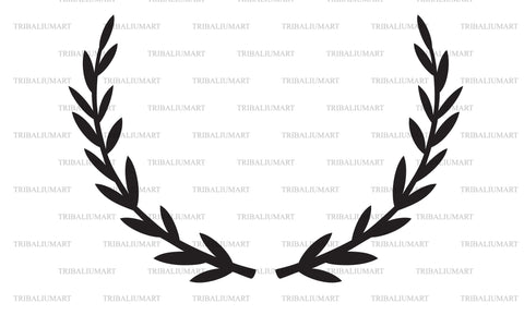 Laurel wreath SVG TribaliumArtSF 