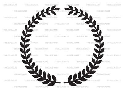 Laurel wreath SVG TribaliumArtSF 