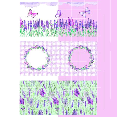 Lavender Mug Sublimation frame png Sublimation VilenaArt 