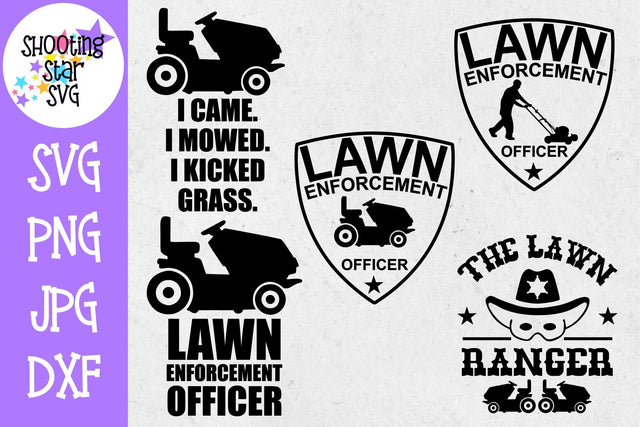 Lawn Enforcement Officer Bundle - Father's Day SVG SVG ShootingStarSVG 