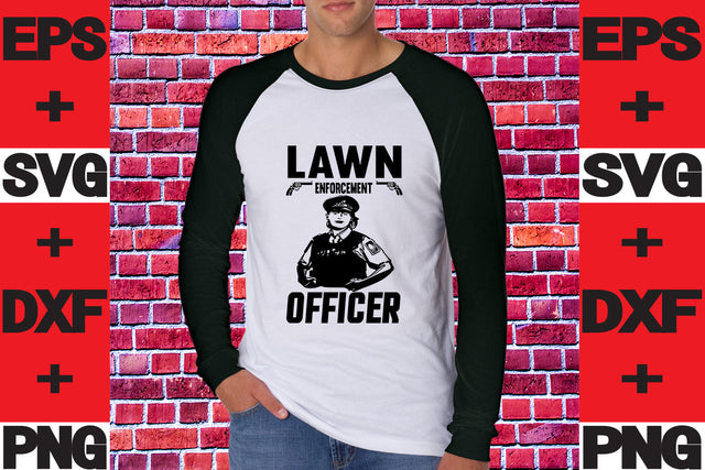 Lawn enforcement officer SVG svgteam 