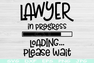 Lawyer Svg In Progress Loading Please Wait Svg, Dxf, Eps, Png Instant Digital Download Design Svg For Cricut, Glowforge Silhouette Cut Files SVG TiffsCraftyCreations 