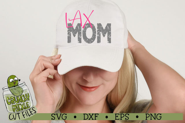 LAX Mom & Bonus Team Lacrosse Mom SVG SVG Crunchy Pickle 