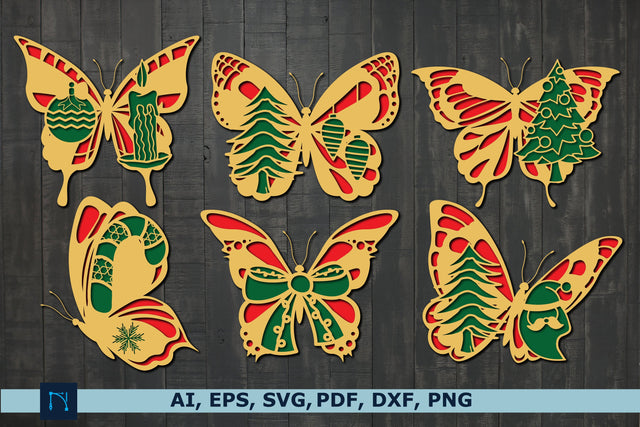 layer 3D butterfly paper cut SVG bundle SVG MD JOYNAL ABDIN 