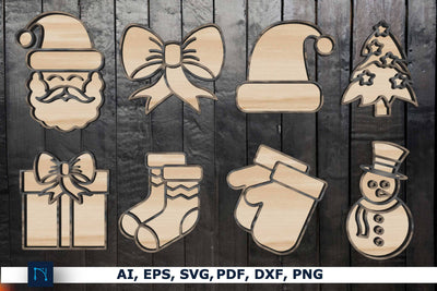 Layer 3D Christmas Multilayer SVG Bundle SVG MD JOYNAL ABDIN 