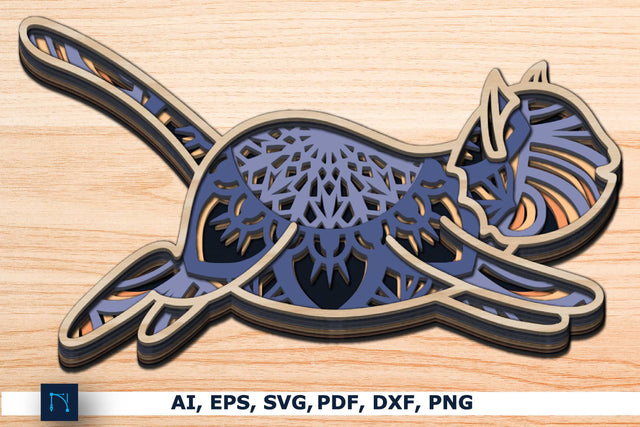 Layer 3D Dog Multilayer SVG Bundle SVG MD JOYNAL ABDIN 