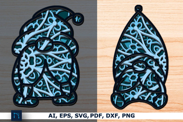 Layer 3D Gnome Multilayer SVG Bundle SVG MD JOYNAL ABDIN 