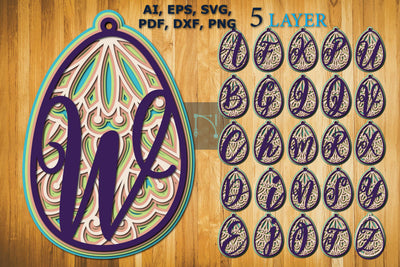 layer all alphabet A-Z in egg bundle SVG SVG MD JOYNAL ABDIN 