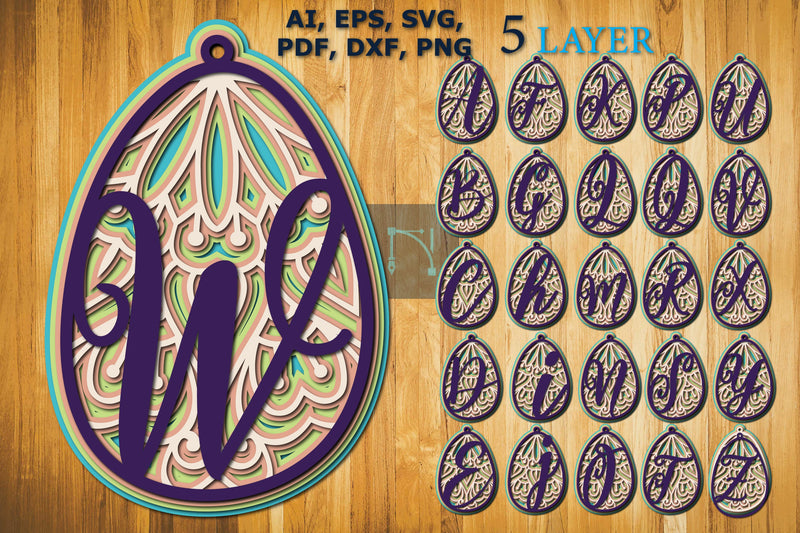 layer all alphabet A-Z in egg bundle SVG SVG MD JOYNAL ABDIN 