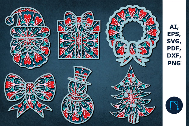 layer Christmas Decorations SVG bundle SVG MD JOYNAL ABDIN 