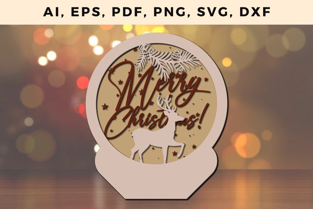 layer CHRISTMAS ORNAMENTS Craft File svg, Multilayer Laser Cut Files, SVG, 3D Designs, Mini Design Bundles SVG MD JOYNAL ABDIN 